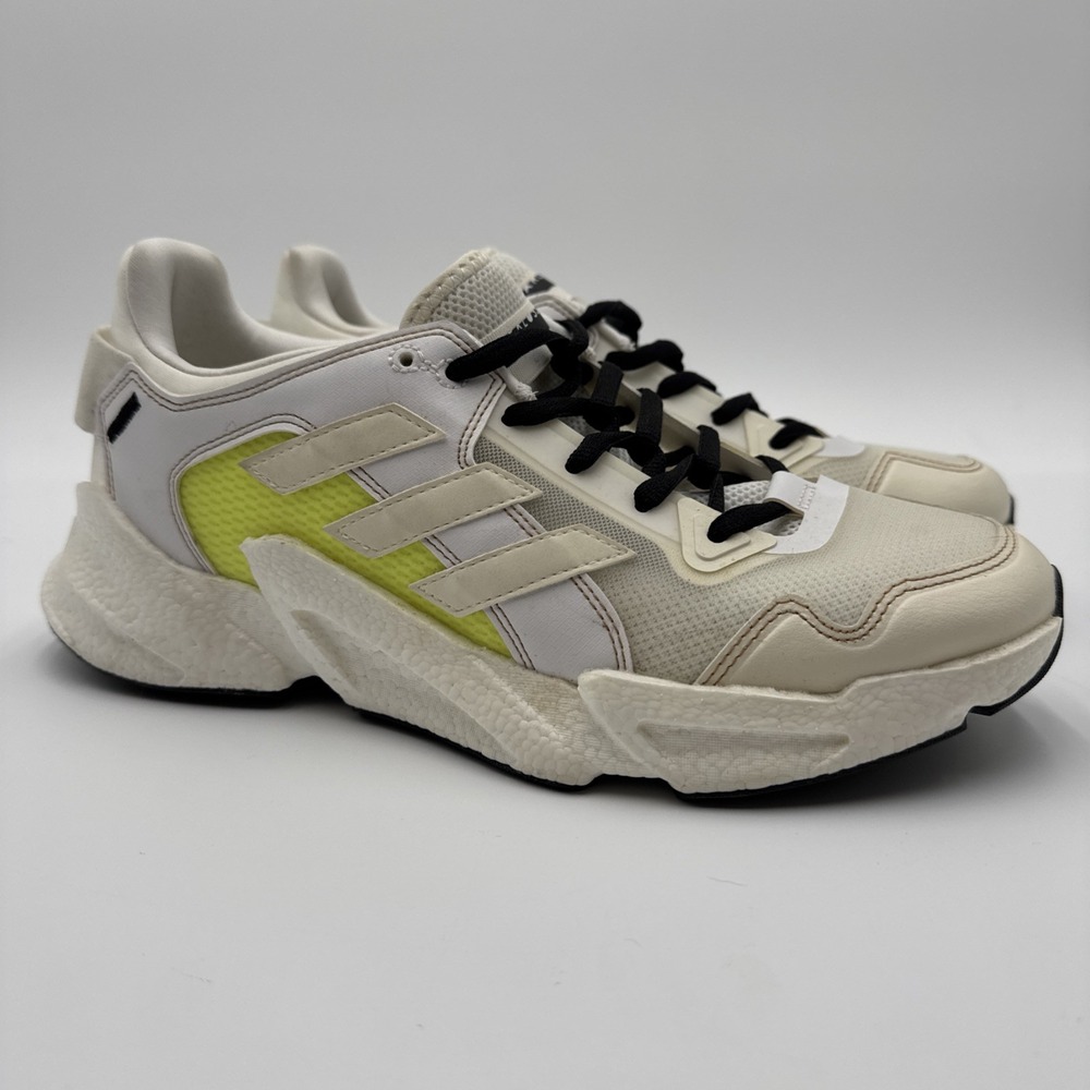 ADIDAS x KARLIE KLOSS X9000 SHOE WOMEN OFF WHITE - MESA - FLASH YELLOW SIZE 10
